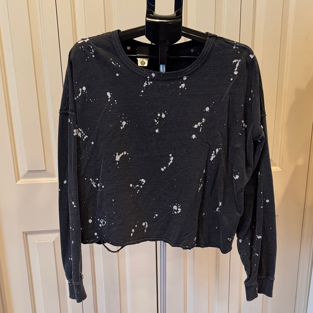 Stylish Black Splatter Women's Hoodie